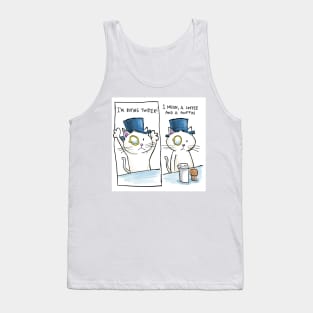 Dapper Cat - Buying Twitter Tank Top